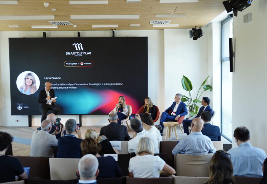 Inaugurazione dell'Innovation Hub di Fastweb e Vodafone a Milano