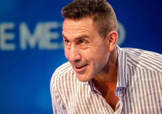 Roberto Vannacci durante un dibattito in tv