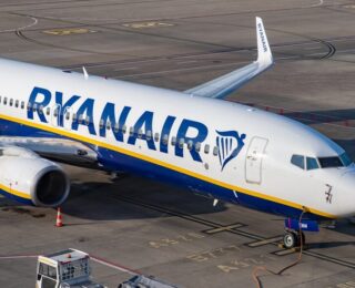 Aereo Ryanair in volo