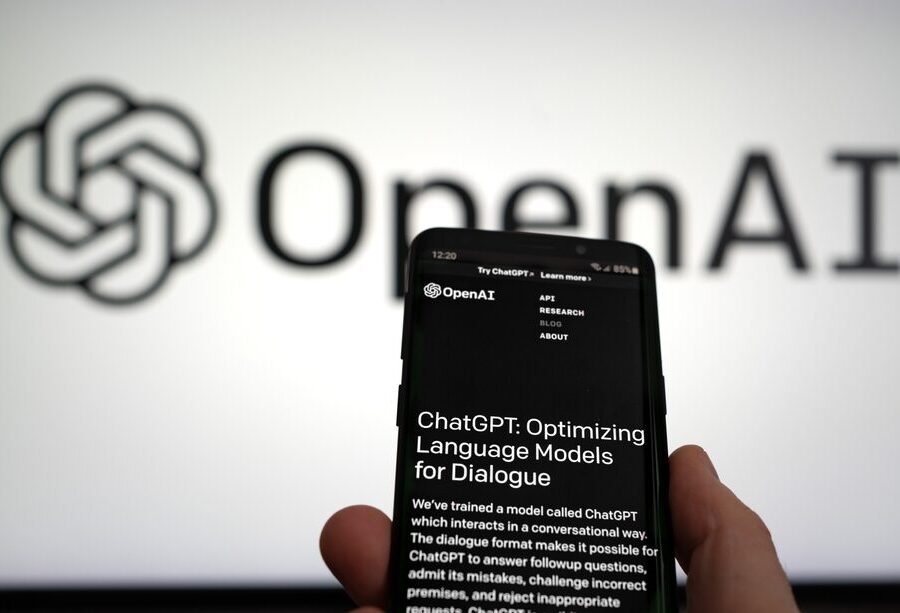 Screenshot della app desktop di ChatGPT con ChatGPT Voice attivato