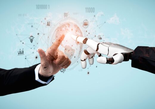 Rappresentazione grafica dell'intelligenza artificiale negli acquisti