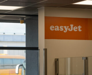 easyJet aereo in volo