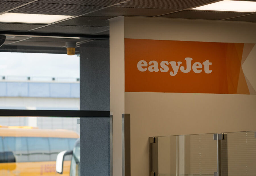 easyJet aereo in volo