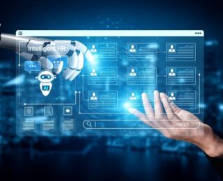 Rappresentazione grafica delle funzioni IT, legali e di compliance nell'intelligenza artificiale