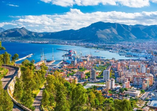 Cantiere navale Fincantieri a Palermo