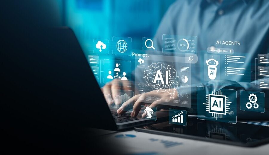 Immagine rappresentativa di un agente AI autonomo