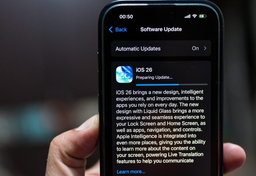 Screenshot di iOS 27.2 beta 2