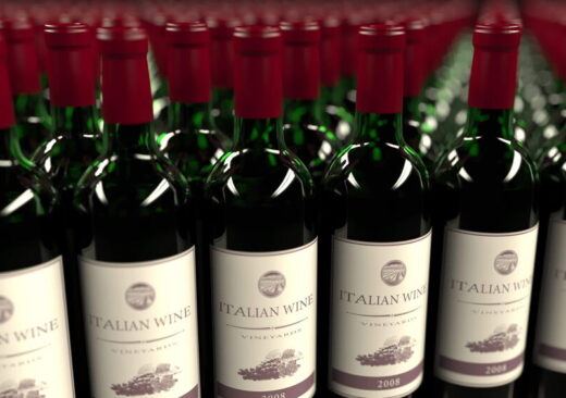 Vino italiano in esportazione