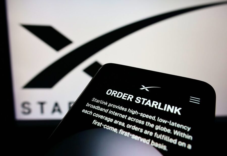 Aereo United Airlines con Starlink